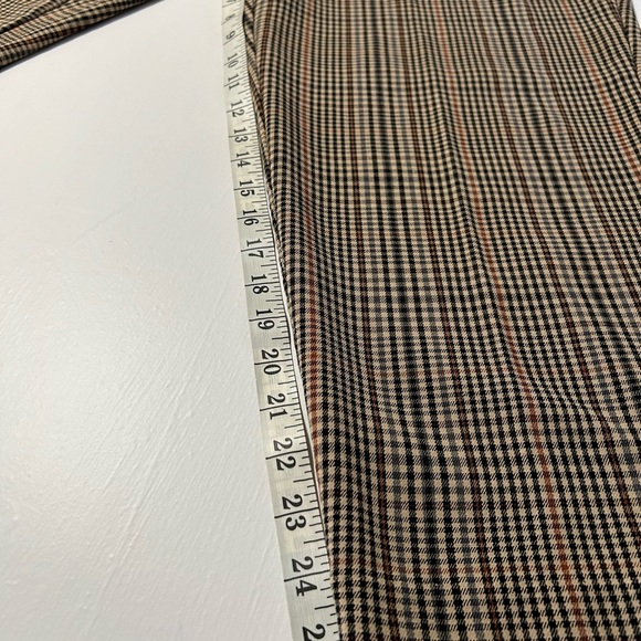 Atyre size 20W pull on crop ankle tapered, leg pants brown, and black‎ plaid - Picture 2 of 9